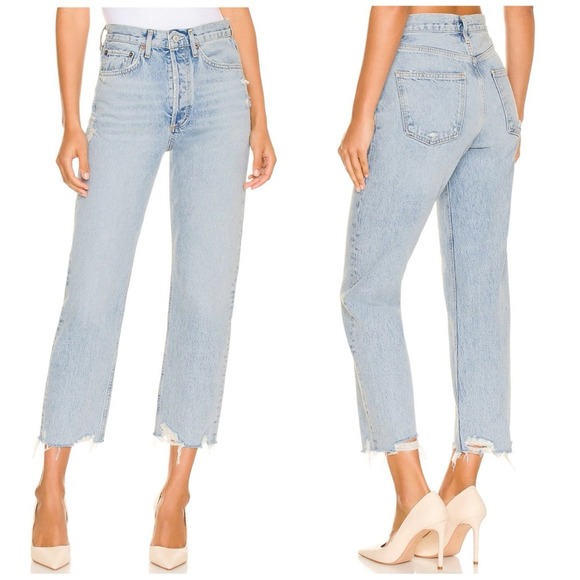Agolde Denim - AGOLDE 90’s Crop Jean Nerve Wash
